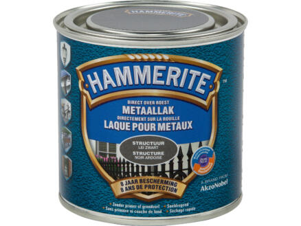 Hammerite laque peinture métal structure 0,25l noir ardoise 1