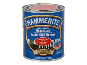 Hammerite laque pour métaux brillant 0,75l rouge