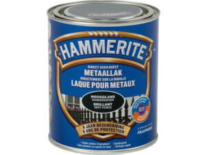 Hammerite laque pour métaux brillant 0,75l vert foncé