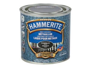Hammerite laque pour métaux martelé 0,25l noir