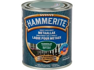 Hammerite laque pour métaux martelé 0,75l vert foncé