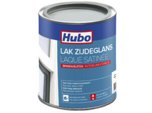 Hubo laque satin 0,75l gris argent
