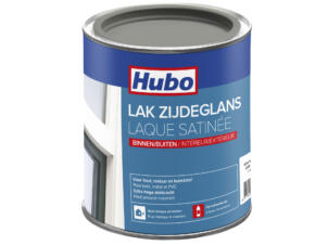 Hubo laque satin 0,75l gris hiver