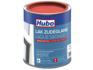 Hubo laque satin 0,75l rouge chaud