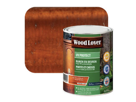 Wood Lover lasure UV portes & châssis 0,75l rouge méranti #647 1