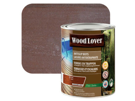 Wood Lover lasure antidérapante 2,5l teck #360 1