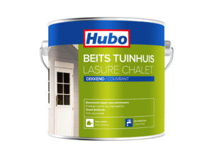 Hubo lasure bois chalet 2,5l blanc neige