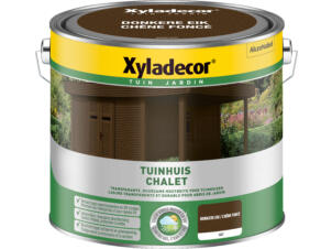 Xyladecor lasure bois chalet 2,5l chêne foncé mat