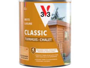 V33 lasure bois chalet satin 0,75l incolore