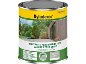 Xyladecor lasure bois extérieur effet grisé 1l gris