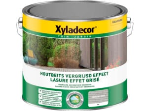 Xyladecor lasure bois extérieur effet grisé 2,5l gris