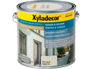 Xyladecor lasure bois opaque portes & châssis 2,5l sable fin
