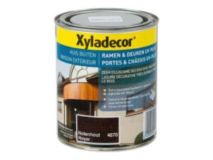Xyladecor lasure bois portes & châssis UV-plus 0,75l noyer