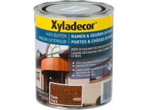Xyladecor lasure bois portes & châssis UV-plus 0,75l teck