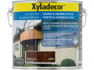 Xyladecor lasure bois portes & châssis UV-plus 2,5l acajou