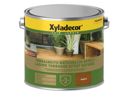 Xyladecor lasure bois terrasse extra mat 2,5l naturel bangkirai