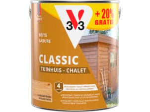 V33 lasure chalet satin 2,5l+20% incolore