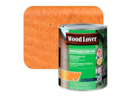 Wood Lover lasure d'imprégnation 2,5l mélèze #695 1