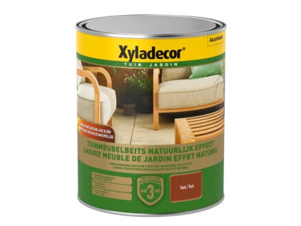 Xyladecor lasure meubles de jardin 0,75l naturel teck