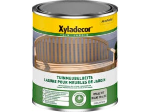 Xyladecor lasure meubles de jardin 1l blanc opale