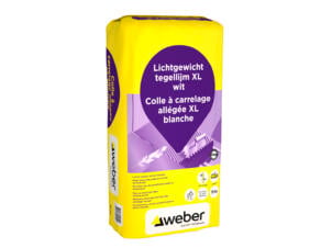 Weber Beamix lichtgewicht tegellijm XL 15kg wit
