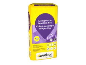Weber Beamix lichtgewicht tegellijm flex 15kg