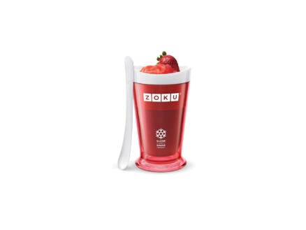 machine à slush et milkshake rouge 1