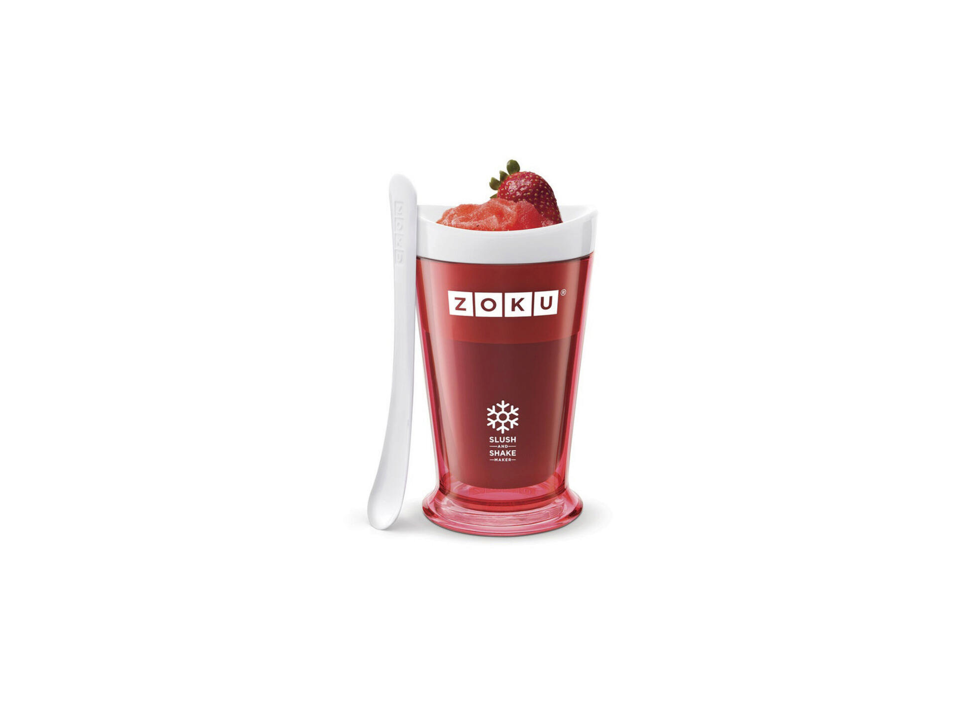 machine à slush et milkshake rouge