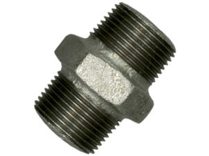 Saninstal mamelon double MM 3/8" galvanisé