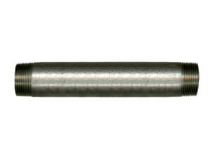Saninstal mamelon tube 3/4" 20cm galvanisé