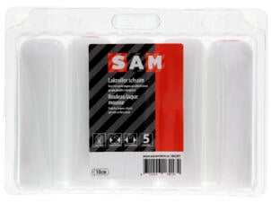 Sam manchon laqueur 10cm laque en phase solvant mousse 5 pièces