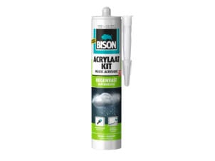 Bison mastic acrylique imperméable 310ml blanc