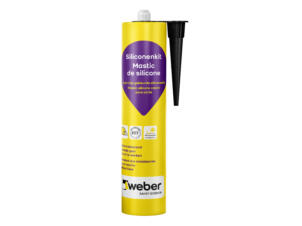 Weber Beamix mastic de silicone 310ml anthracite