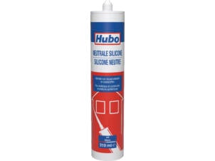 Hubo mastic silicone neutre 310ml blanc
