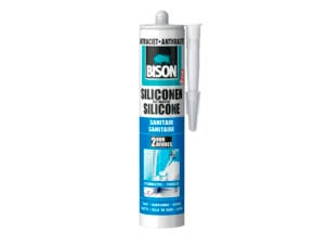 Bison mastic silicone sanitaire 300ml anthracite