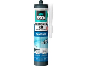 Bison mastic silicone sanitaire 300ml pergamon