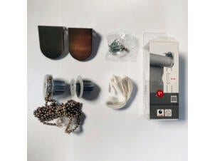 Decosol mécanisme à chaîne pour store enrouleur 25mm argent