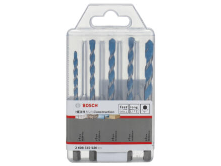 Bosch Professional mèche universelles HEX-9 4-8 mm set de 5