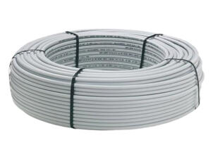 Saninstal meerlagenbuis pert-alu naakt 16x2 mm per rol 100m grijs