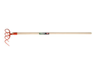 Polet mesthaak 26cm 4 tanden + steel 130cm