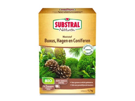 Naturen meststof voor buxus, hagen en coniferen 1,7kg 1