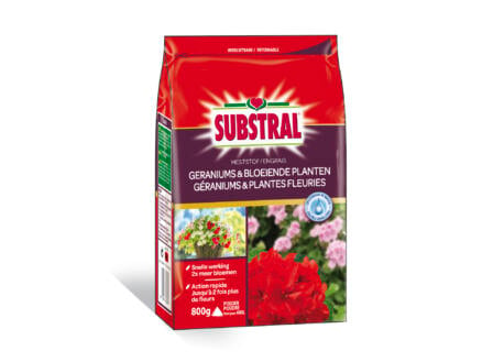 Substral meststof voor geraniums en bloeiende planten 800g 1