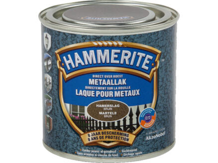 Hammerite metaallak hamerslag 0,25l bruin 1