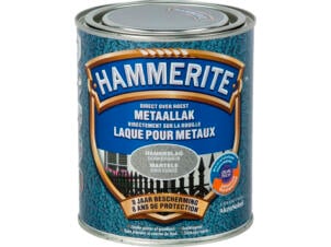 Hammerite metaallak hamerslag 0,75l donkergrijs
