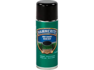 Hammerite metaallak spray mat 0,4l zwart