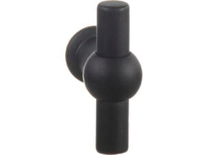 Linea Bertomani meubelknop 45x35 mm messing zwart