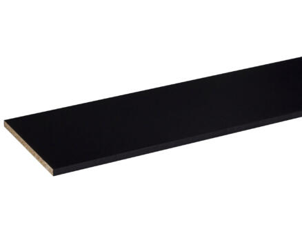 CanDo meubelpaneel 250x30 cm 18mm zwart parelstructuur 1