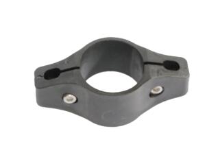 Giardino middenklem voor ronde paal 48mm zwart