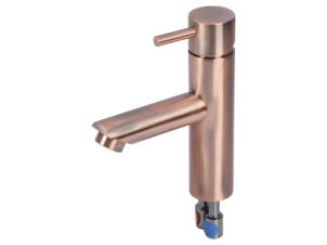 Differnz mitigeur lavabo droit cuivre rouge