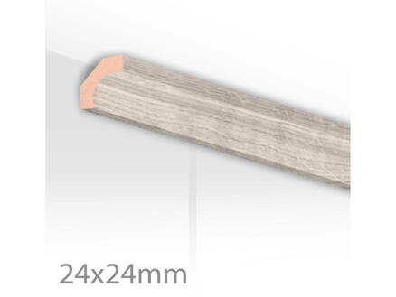Design moulure de finition 24x24 mm 260cm Grey Oak 1